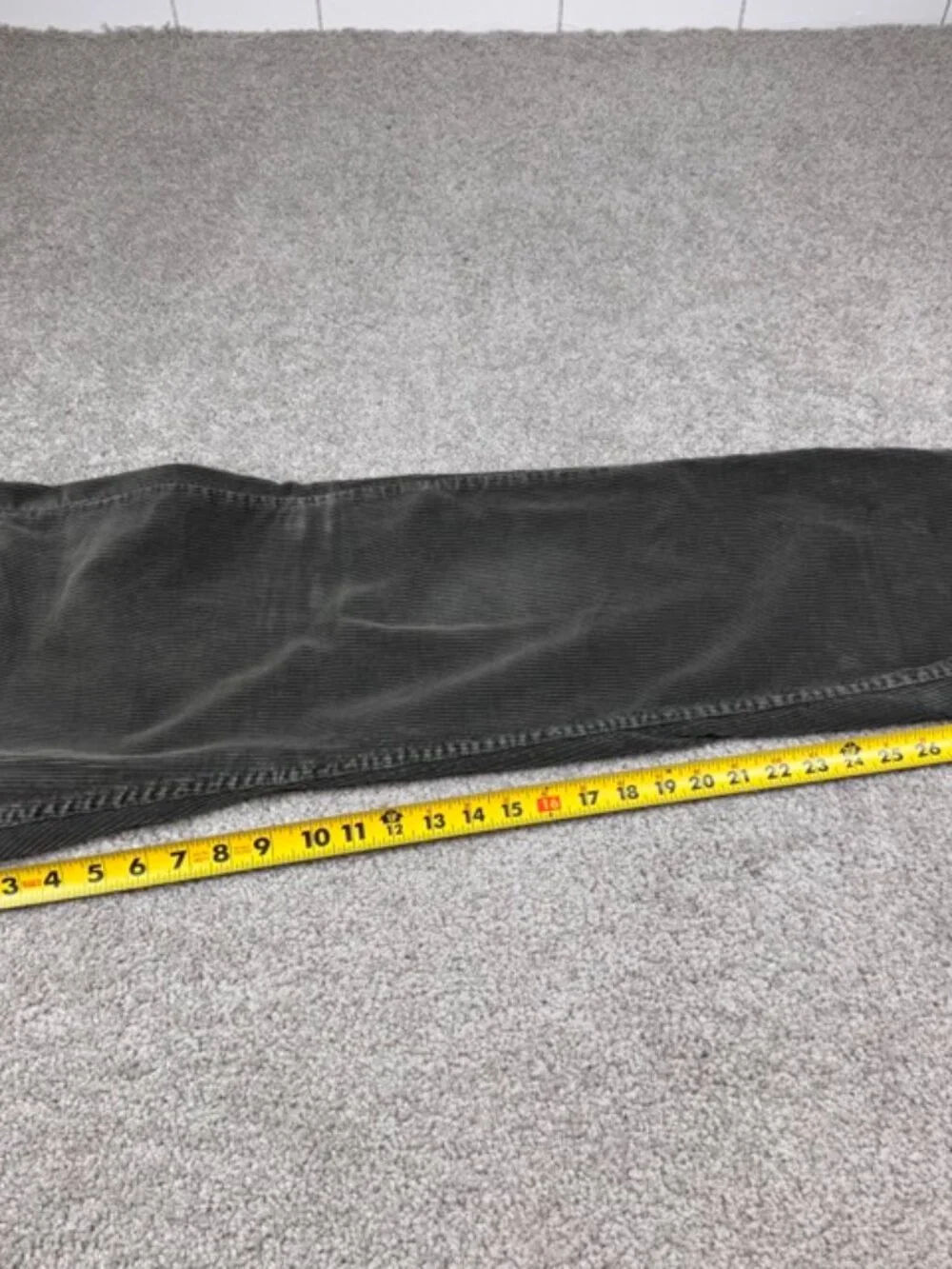 Vintage Levis 565 Student Wide Leg Corduroy Pant Gray 29x30 Made in USA 1997